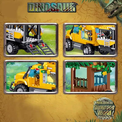 Enlightenment Children'S Tyrannosaurus Rex Boy Toy Assembly Interspersed with DIY Building Blocks and Christmas Birthday Gifts