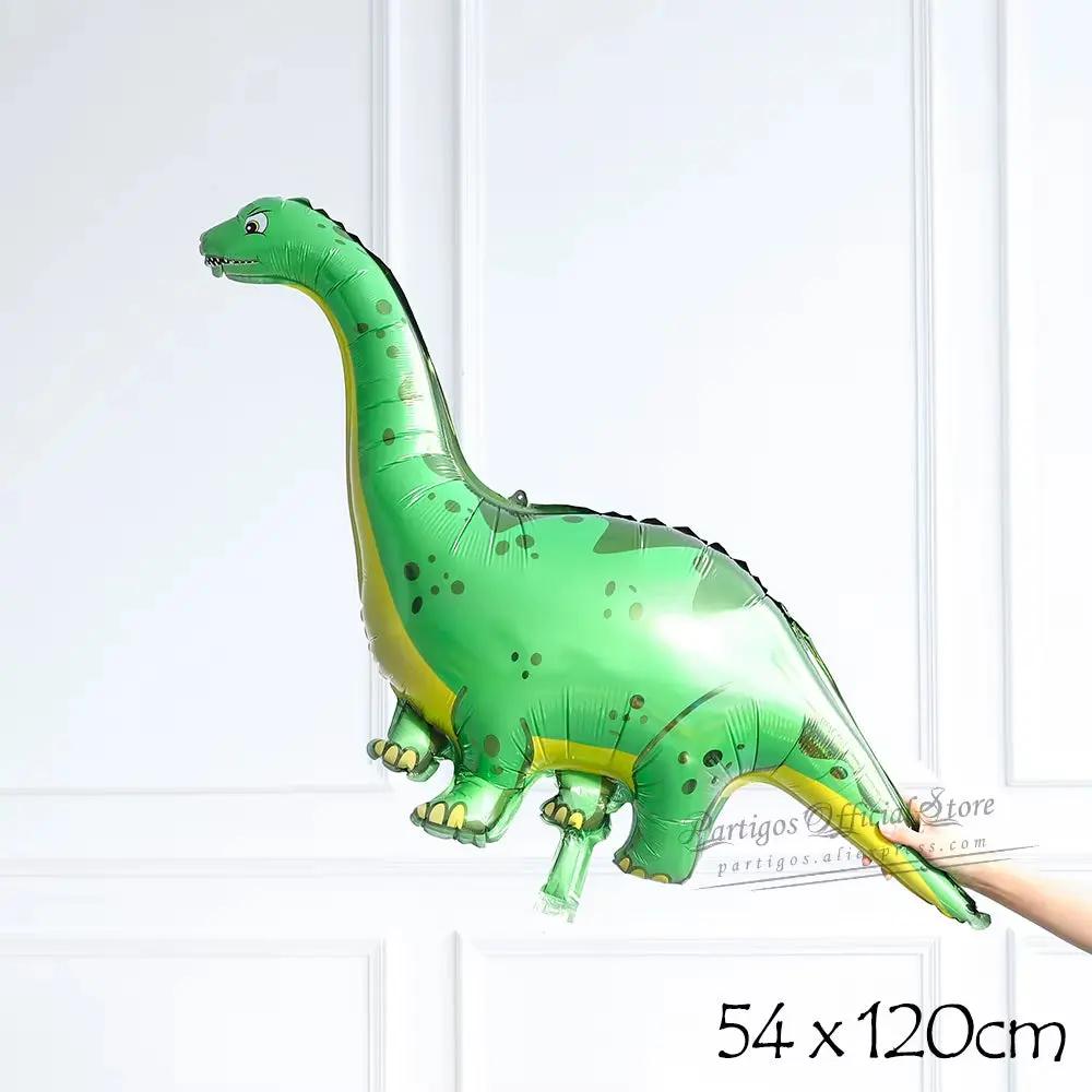Large 4D Walking Dinosaur Balloons Jurassic Dinosaur Party Supplies Kids Birthdays Decorations Jungle Dragon Foil Globos Toys