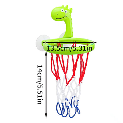 Baby Bath Toy Suction Cup Bathroom Bathtub Shooting Basketball Hoop with 3 Balls Children Toys Play Water Game Toys for Boy Gift