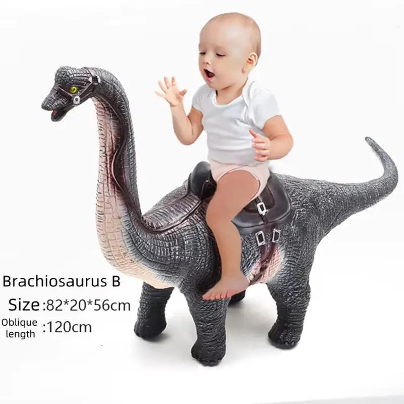 Large Soft Puppets Dinosaur Model Toys Big Mount 4-Years T-Rex Brachiosaurus Jurass Park Dinosaur Worlds Toy for Kids Boys Gifts