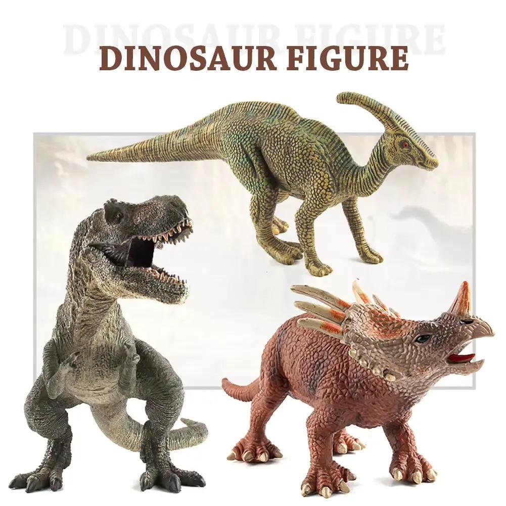 Educational Simulated Dinosaur Toys for Kids - Jurassic World T-Rex Models with Movable Jaws Dinosaur Set