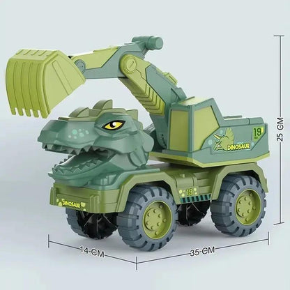 Boys Car Toys Dinosaur Truck Transport Carrier Vehicle Dino Animal Model Tyrannosaurus Rex Truck Game Children Birthday Gifts