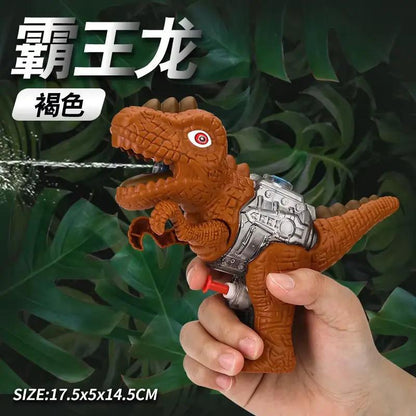 3D Dinosaur Water Gun Summer Toy for Kids Boys Girls Cute Cartoon Tyrannosaurus Press Water Spray Gun Outdoor Beach Garden Bath