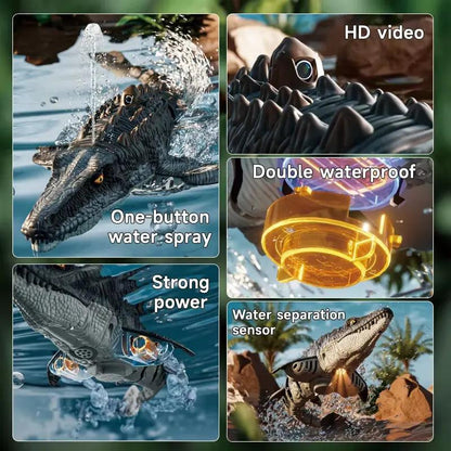 S11 Rc Dinosaur Spray Water Toy Remote Controlled Boat High Simulation Dinosaur Electronic Toys for Kids Boys Children