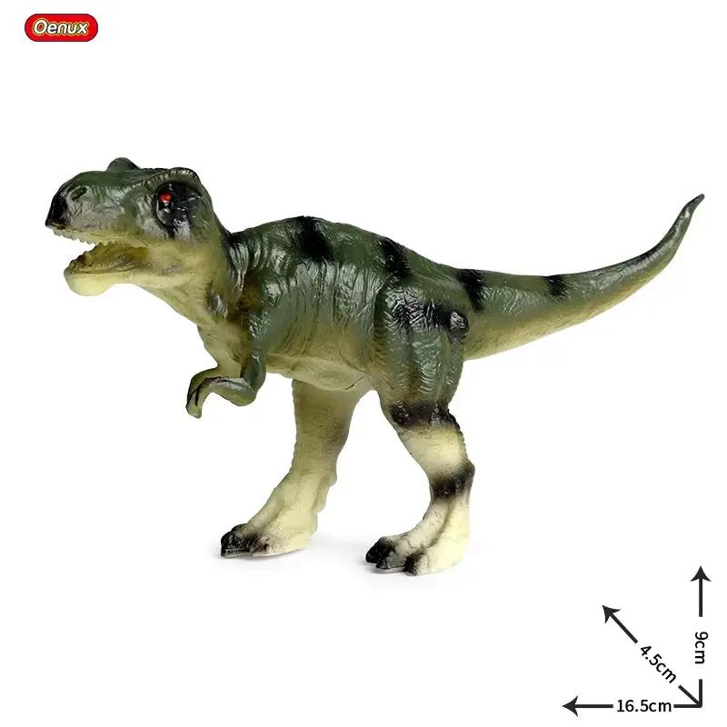 Jurassic D.Rex I.Rex Eoraptor Carnotaurus Figures Dinosaur Brinquedo Tyrannosaurus Model Collection PVC Toy Kids Gift
