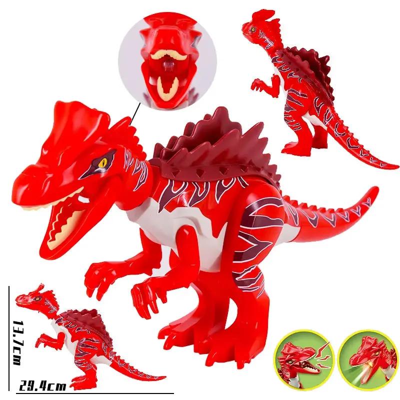 Brutal Raptor Building Jurassic Blocks World 2 MINI Dinosaur Figures Bricks Dino Toys for Children Dinosaurios Christmas
