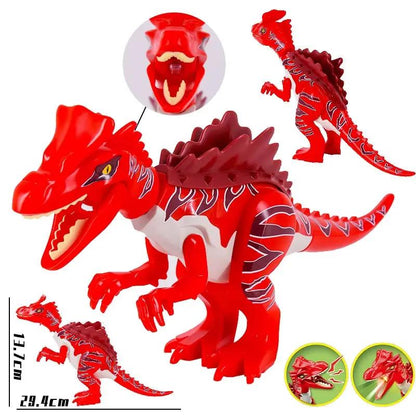 Brutal Raptor Building Jurassic Blocks World 2 MINI Dinosaur Figures Bricks Dino Toys for Children Dinosaurios Christmas