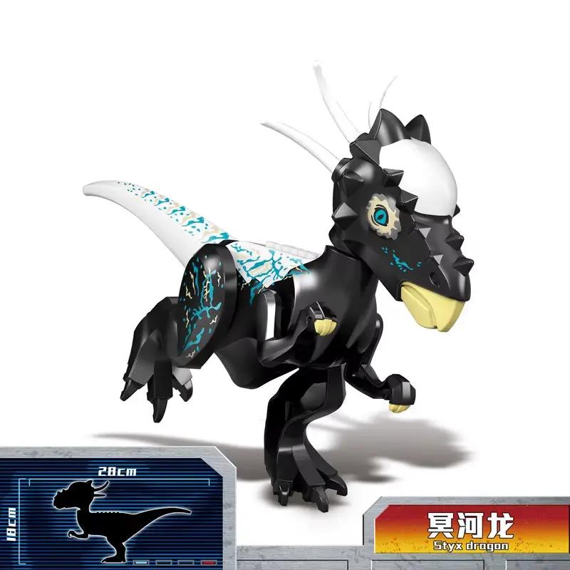 Brutal Raptor Building Jurassic Blocks World 2 MINI Dinosaur Figures Bricks Dino Toys for Children Dinosaurios Christmas