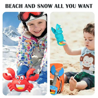 Children'S Beach Toy, Lobster, Dinosaur Toy Clip, Male and Female Crab Foot Pliers, Robotic Arm, Beach Dredging Shovel Set