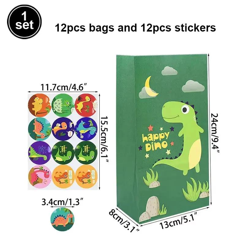 Dinosaur Party Goodie Bags Fillers Tattoo Keychain Rubber Slap Bracelet Dino Ring Kids Dinosaur Birthday Party Supplies Gift Toy