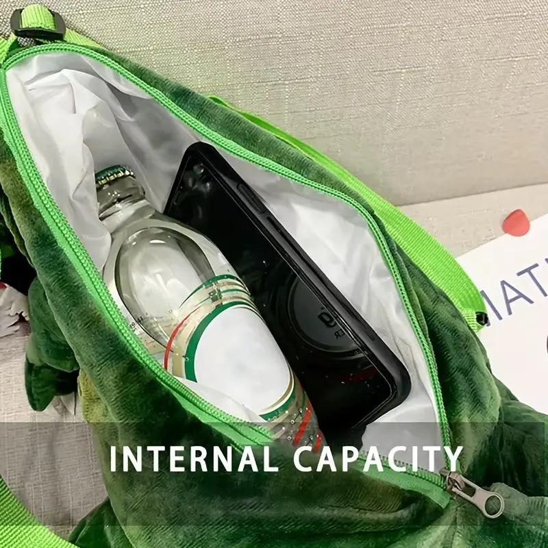 Plush T-Rex Backpack for Kids Dinosaur Bag for Kids with Adjustable Straps Dinosaur Costume Accessories for Boys and Girls