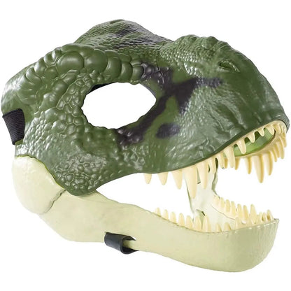 Christmas Cute Animal Tyrannosaurus Rex Mask Holiday Party Decoration Headgear Halloween Dinosaur Mouth Mask Mask