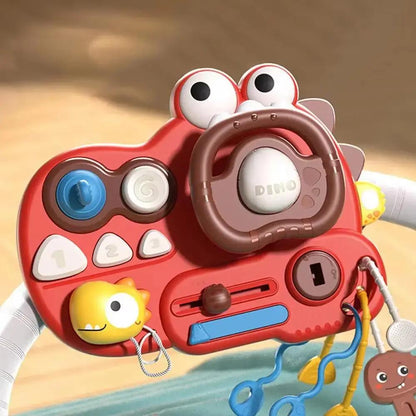 Baby Multifunctional Steering Wheel Toy Early Education Cute Dinosaur Button Control Fun Sturdy Children'S Educational Toy