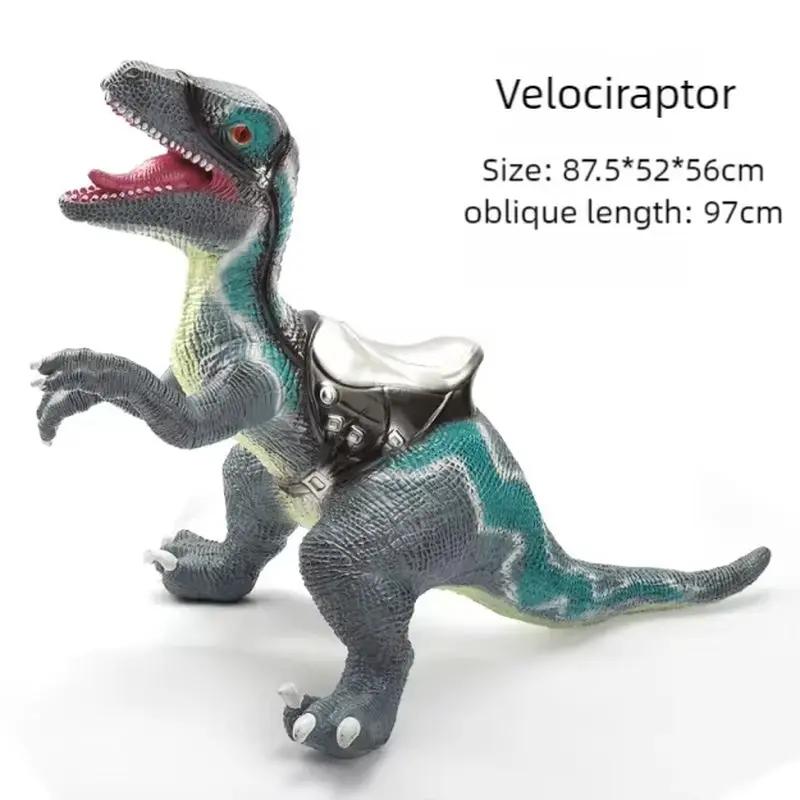 Large Soft Puppets Dinosaur Model Toys Big Mount 4-Years T-Rex Brachiosaurus Jurass Park Dinosaur Worlds Toy for Kids Boys Gifts