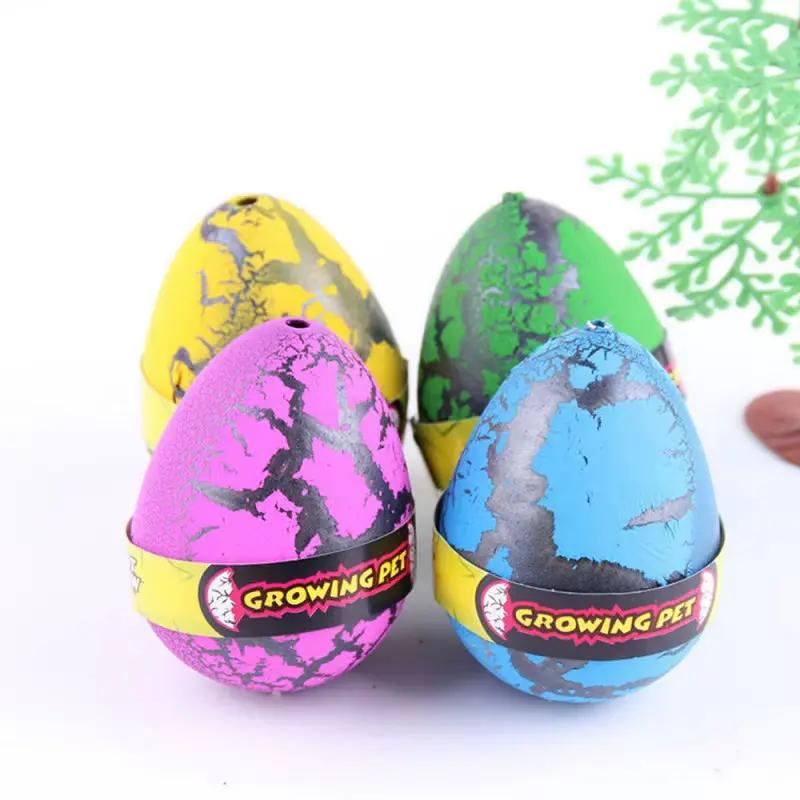 4PCS Dinosaur Eggs Hatching in Water Big Size Water Growing Animal Eggs Dinosaur Grow Egg Novelty Educational Toys for Kids Gift