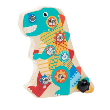 Creative Wooden Dinosaur Screw Assembly Toy Early Education Montessori Concept Learning Tool for Kids Hand Skills Development