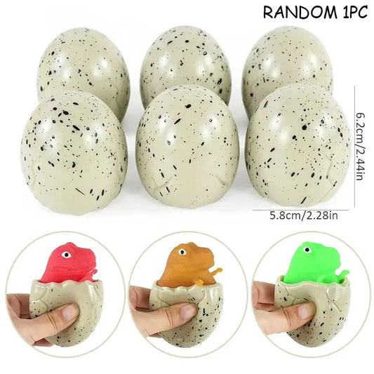 Creative Dinosaur Egg anti Stress Squeeze Toys Fun Pinch Animal Vent Ball Kid Children Birthday Party Favors
