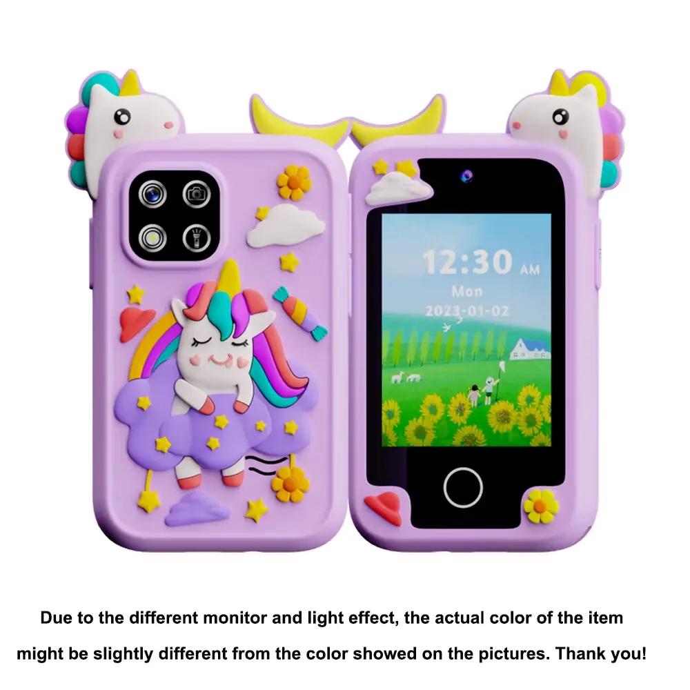 New Mini Phone Children Toy Musical Unicorn Dinosaur Baby Mobile Camera MP3 Player Educational Toys Kids Christmas Birthday Gift