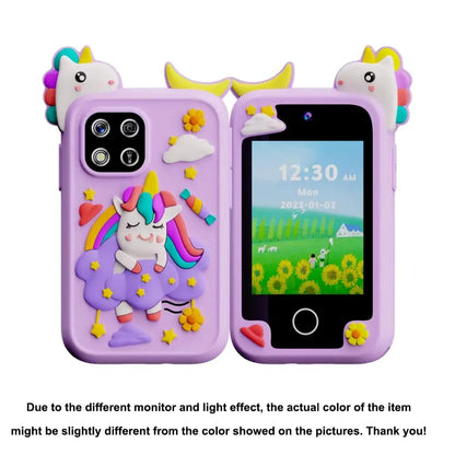 New Mini Phone Children Toy Musical Unicorn Dinosaur Baby Mobile Camera MP3 Player Educational Toys Kids Christmas Birthday Gift