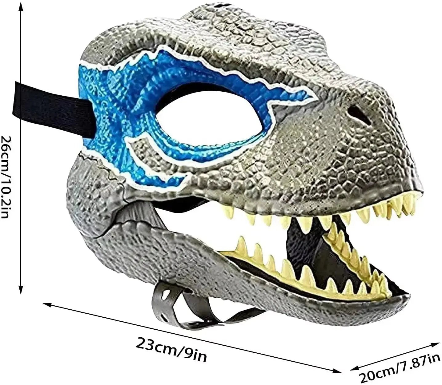 Christmas Cute Animal Tyrannosaurus Rex Mask Holiday Party Decoration Headgear Halloween Dinosaur Mouth Mask Mask
