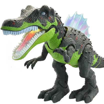 Electric Walking Dinosaur Toy with Ledsound Jurass Park World Dinosaur Robot Tyrannosaurus Rex Electronic Pet Toys for Boys Kid