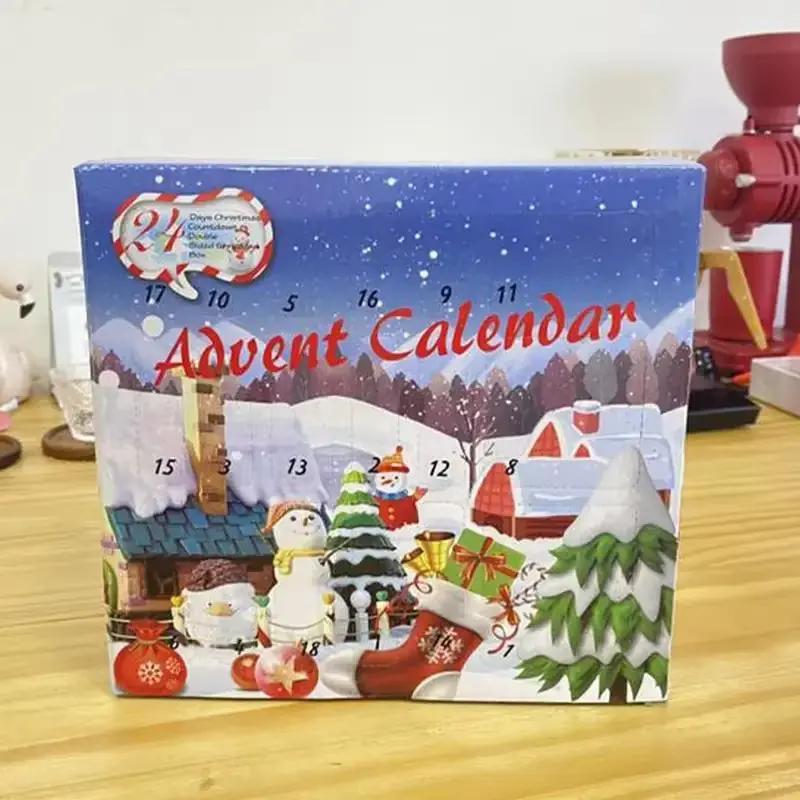 Dinosaur Advent Calendar 2023 24 Days Dinosaur Christmas Countdown Calendar Toys Dino Toy Christmas Gift for Boys Girls 3 Years