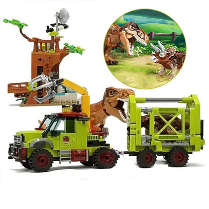 Jurassic Dinosaurs World Animal Park Blocks Building Brick Dinosaur Figures City Dino Robot Dinosaurios Toys for Children Gifts