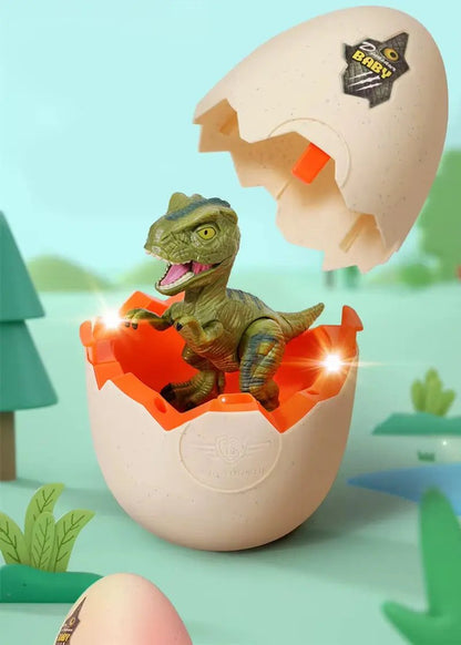 High Quality with LED Sound Dinosaur Toys Hatching Dinosaur Eggs Toy Tyrannosaurus Triceratops Raptor Puzzle Baby Birthday Gift