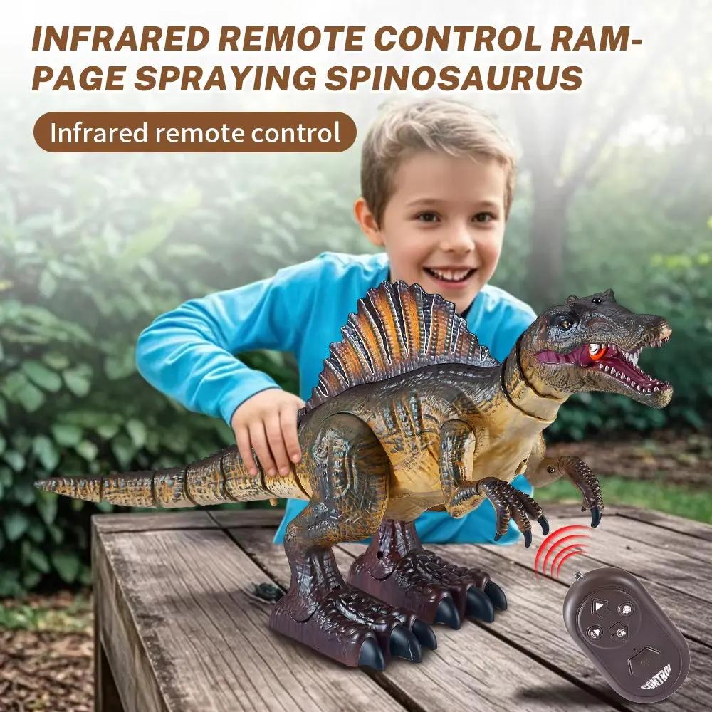 2.4G Rc Dinosaur Remote Control Dinosaur Have Sounding Spray Light Electric Toy Radio-Controlled Animal Child Birthday Toy Gift
