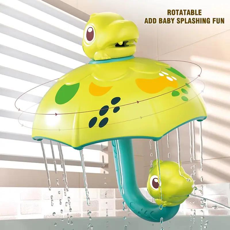 Kids Dinosaur Umbrella Shower Children'S Water Spray Bath Toy Spinning Fun Parent-Child Interactive Bath Toys