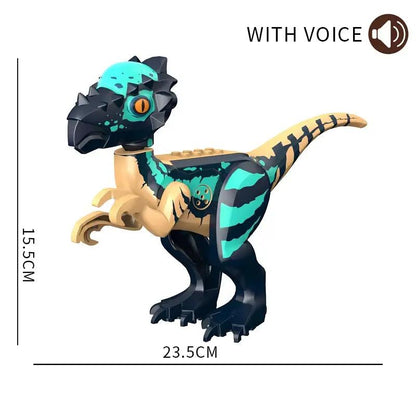 Brutal Raptor Building Jurassic Blocks World 2 MINI Dinosaur Figures Bricks Dino Toys for Children Dinosaurios Christmas