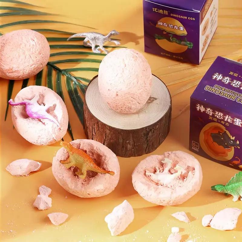 Dinosaur Eggs Jurassic Park Tyrannosaurus Model Toys Scientific Mining Archeology Digging Educational Toys for Kid Boy