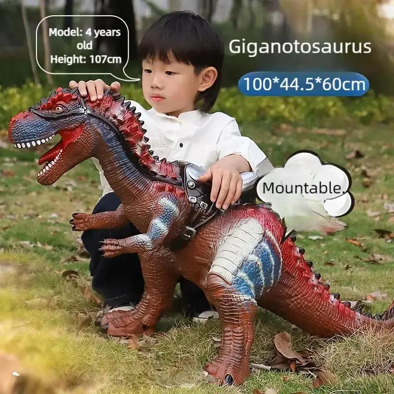 Large Soft Puppets Dinosaur Model Toys Big Mount 4-Years T-Rex Brachiosaurus Jurass Park Dinosaur Worlds Toy for Kids Boys Gifts
