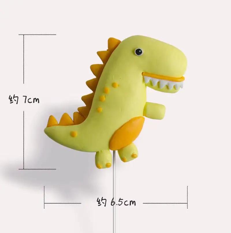 Dinosaur Cake Topper Birthday Decor Roar Dinosaur Birthday Party Cake Decor Baby Shower Gift Kids Cake Dessert Baking Decorating