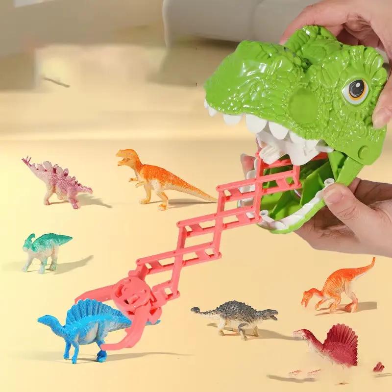 Children'S Simulation Dinosaur Sliding Vehicle Toy with Foldable Dinosaur Eggs DIY Set Educational Playset for Kids