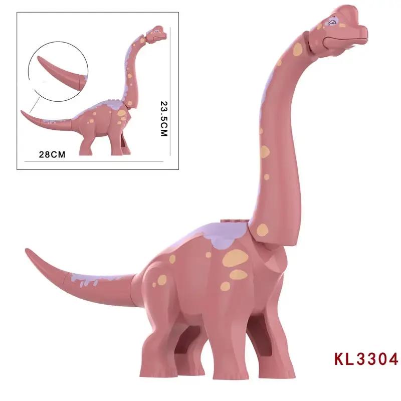 New Dinosaur Toy Park KL3301-3305 Jurassic Giant Brachiosaurus Wonder Plesiosaur 76960 Boys Assemble Building Blocks Christmas