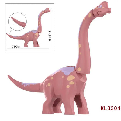 New Dinosaur Toy Park KL3301-3305 Jurassic Giant Brachiosaurus Wonder Plesiosaur 76960 Boys Assemble Building Blocks Christmas