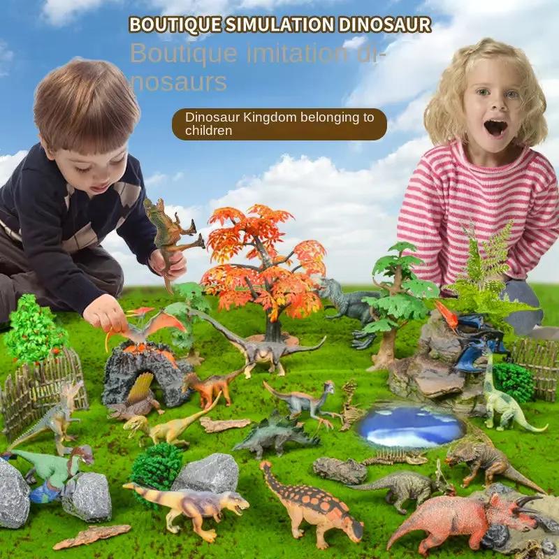 Dinosaur Toys for Kids 3-5+ (16,26 Plastic Dinosaur Figures) Dinosaur Gift Set for Toddlers Learning & Development (Boys & Girls