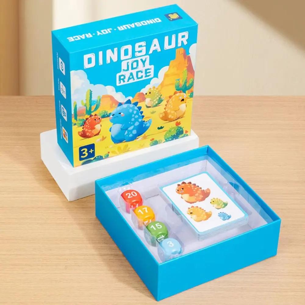 Wood Animal Joy Race Games Board Dinosaur Colorful Montessori Cognitive Ability Toy Educational Montessori