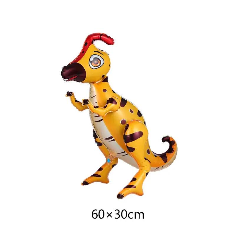 3D Standing Dinosaur Balloon Cartoon T Rex Dino Foil Balloon for Party Decoration Kids Birthday Party Supplies