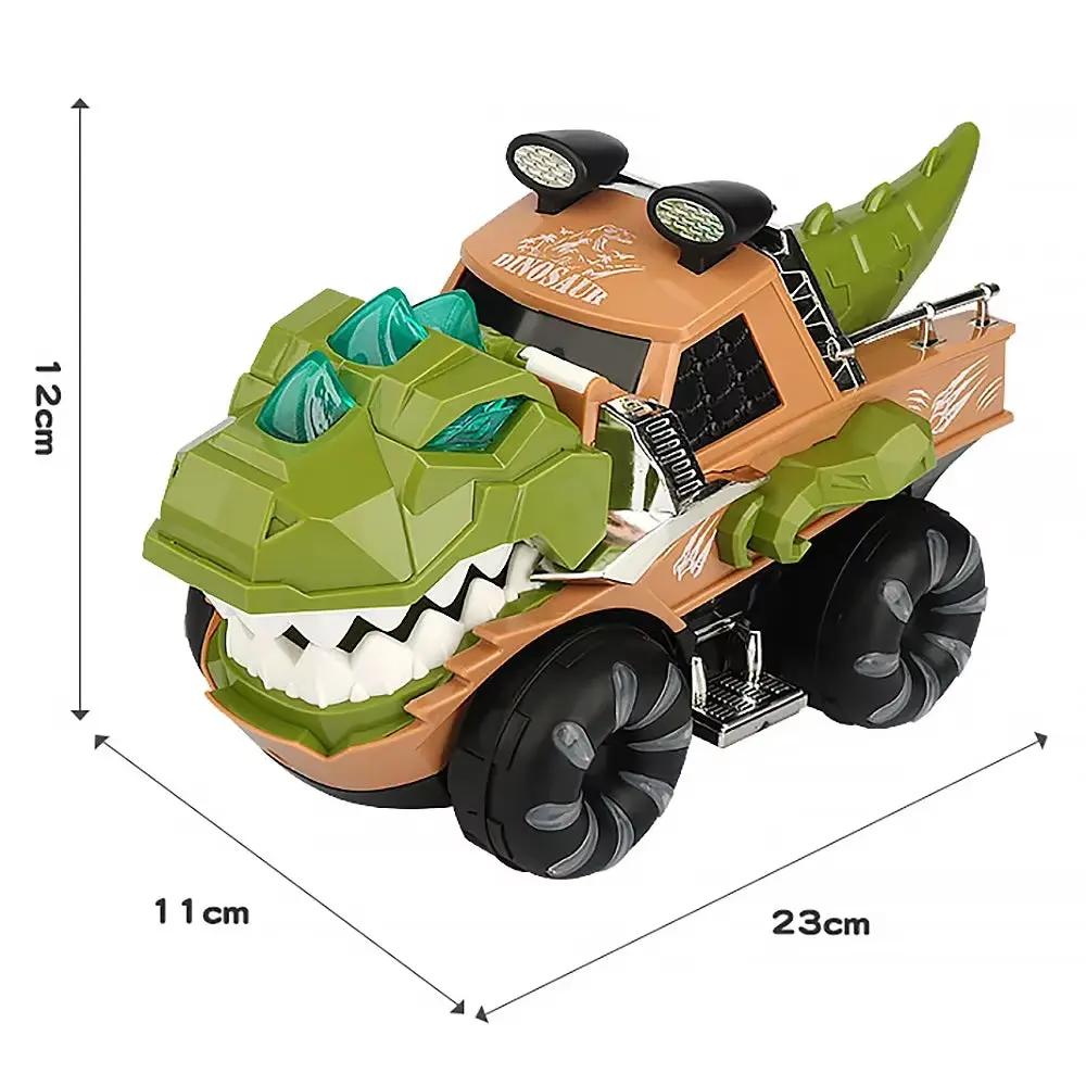 Dinosaur Car Toy for Kids - Electric Dancing Deformation Rotating Features Perfect Gift for Boys & Girls on Christmas or Birthda
