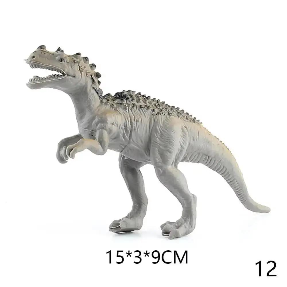 Nori Mini Simulated Dinosaur Toys Jurassic Tyrannosaurus Rex Model Triceratops Collection Figures
