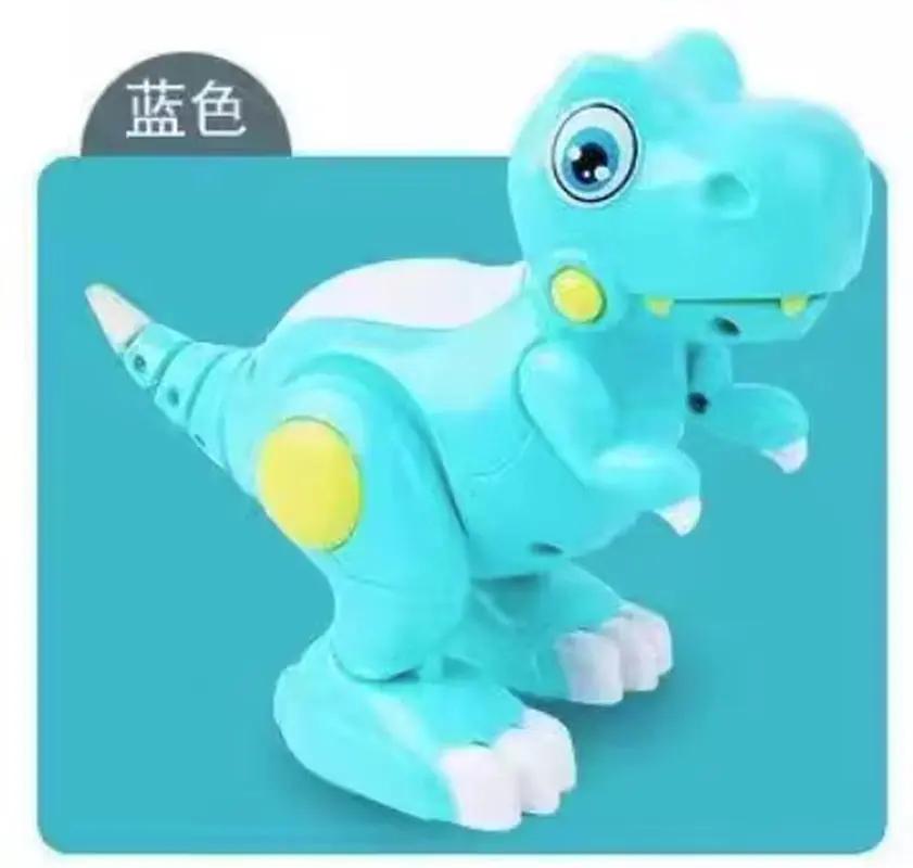 Children'S Electric Dinosaur Toys Baby Early Teaching Walking with Lights and Music Boys 1-3 Girls 6-Year-Old Baby