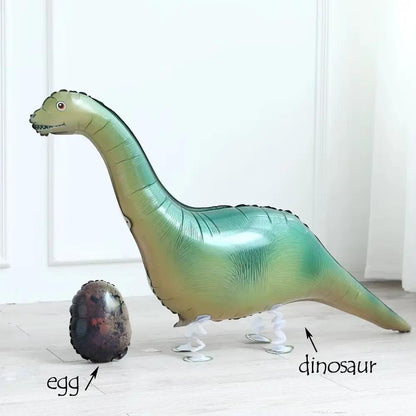 Large 4D Walking Dinosaur Balloons Jurassic Dinosaur Party Supplies Kids Birthdays Decorations Jungle Dragon Foil Globos Toys