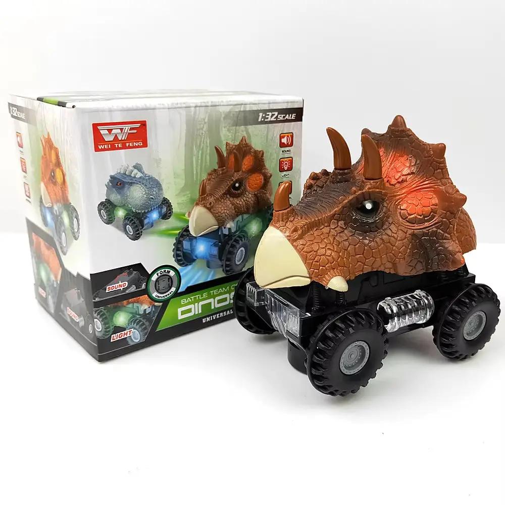 Dinosaur Toy for Kids Car Tyrannosaurus Rex Electric Universal Boy Toy Dinosaur Interactive Games Animal Dinosaur Model Car Gift