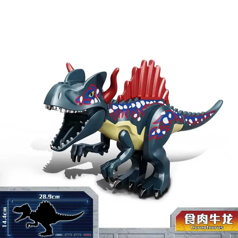 Brutal Raptor Building Jurassic Blocks World 2 MINI Dinosaur Figures Bricks Dino Toys for Children Dinosaurios Christmas