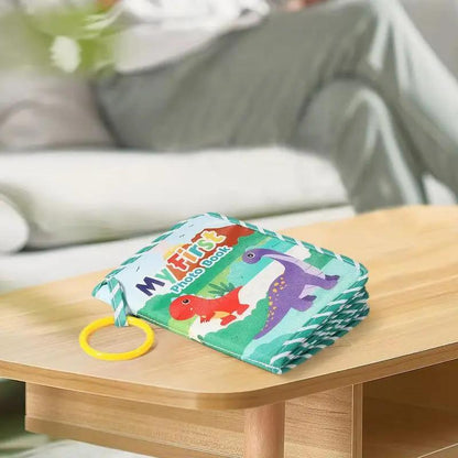 Baby Photo Albums 6X8Inches Photo Albums Cloth Baby Picture Book First Year Safe Album Book Dinosaur Themed Soft Baby Toys For