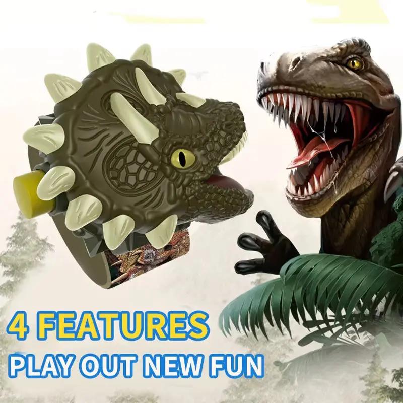 Dinosaur Projection Electronic Watch Cartoon Watch Clock Kids Christmas Gift for Kids - Fun Luminous Toy and Kindergarten Gift