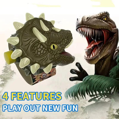 Dinosaur Projection Electronic Watch Cartoon Watch Clock Kids Christmas Gift for Kids - Fun Luminous Toy and Kindergarten Gift