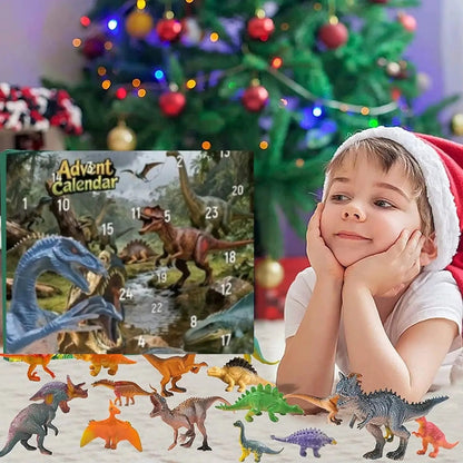 Advent Calendars 2025 Kids Dinosaur Toys 24 Days Countdown Christmas Advent Calendars Dino Figurine Xmas Gift for Boy Girl Teens